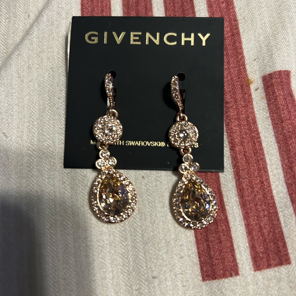 Givenchy Rose Gold Drop Earrings